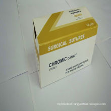 Medical Absorbable Ethicon Chromic Catgut Suture with Needle 13485